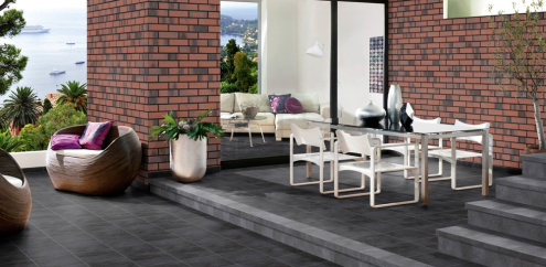 Клинкерная плитка Stroeher Brickwerk 8145 654 flammenrot 240х71х12 мм плоский элемент рис 3