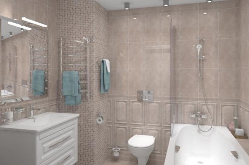 Керамическая плитка Kerama Marazzi Гран Пале бежевый глянцевая 400х250х8мм декор мозаичный MM6360 рис 3