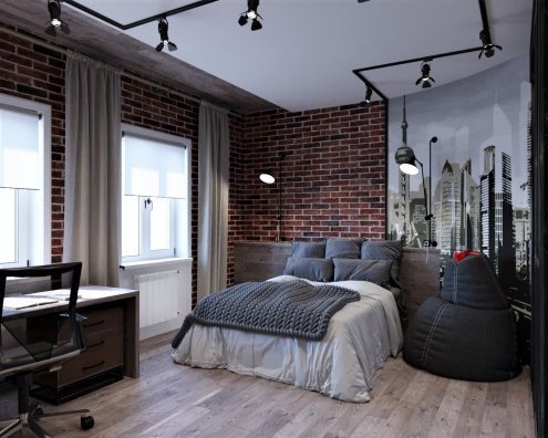 Искусственный камень плоский White Hills Остия Брик 381-40 красный рис 3