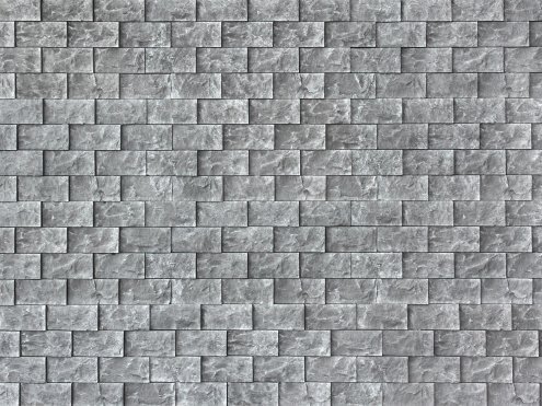 Искусственный камень плоский Atlas Stone Кварцит 20 024 серый рис 1