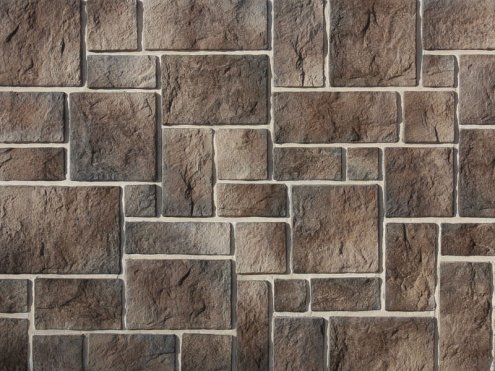 Искусственный камень угловой Atlas Stone Равелин 167 коричневый рис 1
