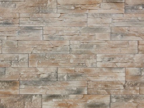 Искусственный камень плоский Atlas Stone Скала 012 бежевый рис 1
