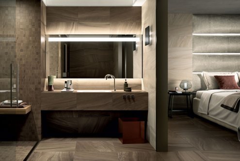 Керамогранит Italon SURFACE Ambra lux/rettificato 1200х600х10мм рядовая плитка 610015000338 рис 2