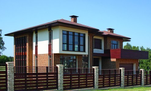 Искусственный камень плоский White Hills Бремен Брик 305-60 коричневый рис 2