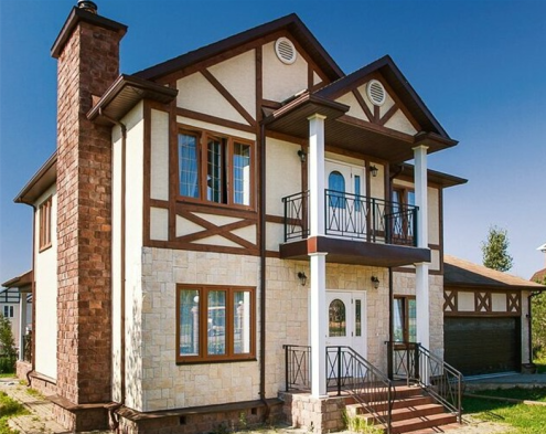 Искусственный камень плоский White Hills Дарем 511-10 бежевый рис 5