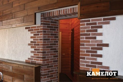 Искусственный камень угловой Камелот Манхэттен 2011 коричневый рис 7