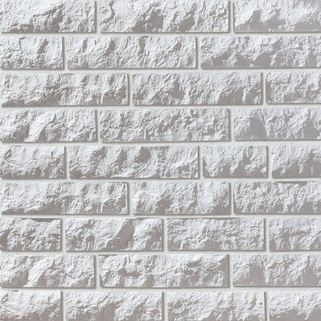 Искусственный камень угловой Leonardo Stone Анкона 100/высота 9,5см белый рис 1
