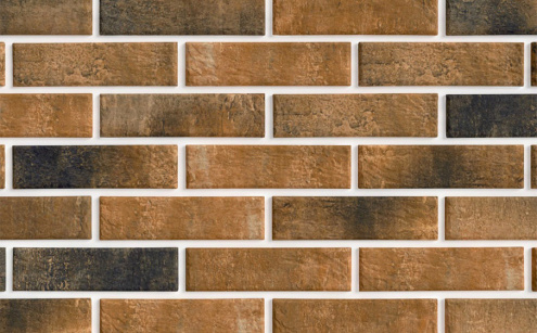 Клинкерная плитка BestPoint Loft Brick Cardamon 245х65х8,5 мм рядовая плитка рис 1