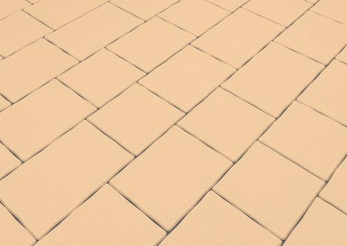 Тротуарная плитка Steingot Стандарт Старый город бежевый частичный прокрас 240/200/160х160х60 мм рис 1