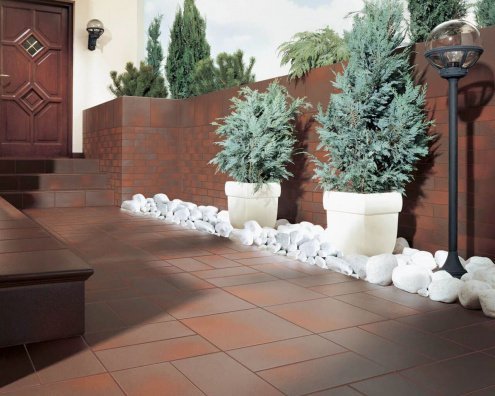 Клинкерная плитка Paradyz Cloud G1 brown duro 245х66х7,4 мм плоский элемент рис 2