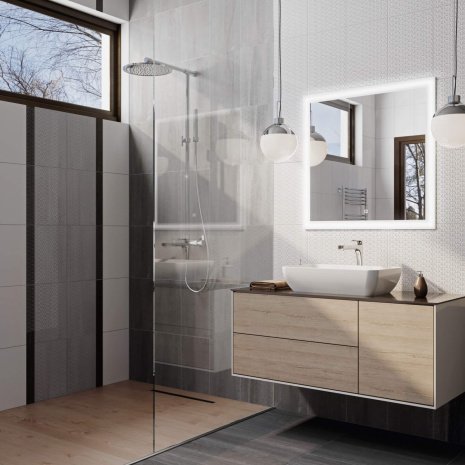 Керамическая плитка Kerama Marazzi Ломбардиа антрацит матовая 250х54х8мм бордюр AD/D569/6400 рис 3