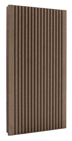 Террасная доска Terradeck Velvet, односторонний профиль, шлифованная, размер: 152*28*6000мм, цвет: светло-коричневый рис 1