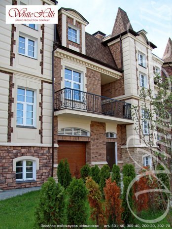 Искусственный камень угловой White Hills Лондон Брик 302-75 красный рис 4