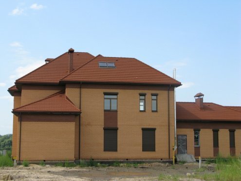 Композитная черепица гонт Metrotile MetroBond терракотовый с посыпкой 1330х410 мм рис 3