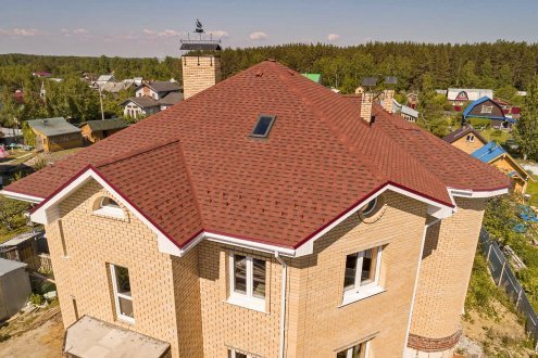 Гибкая битумная черепица гонт Shinglas Country огайо гранулят 1000х335-338 мм рис 2