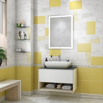 Керамическая плитка Kerama Marazzi Брера белый матовая 200х50х19мм бордюр Багет BLB041 рис 3