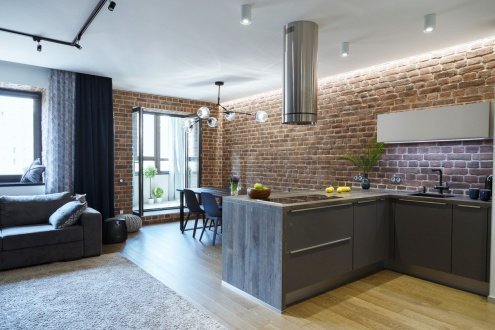 Искусственный камень плоский Eco Stone Песчаник 13-05 коричневый рис 2