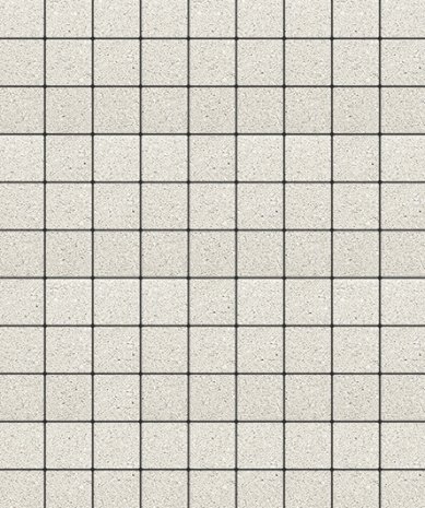 Тротуарная плитка Выбор Гранит Квадрат белый частичный прокрас 100х100х40 мм рис 1