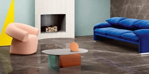 Керамогранит Graniti Fiandre Marmi Maximum цвет: Pietra Grey, поверхность: Satin (сатинированная) размер: 1500х3000х6мм, рядовая плитка рис 3