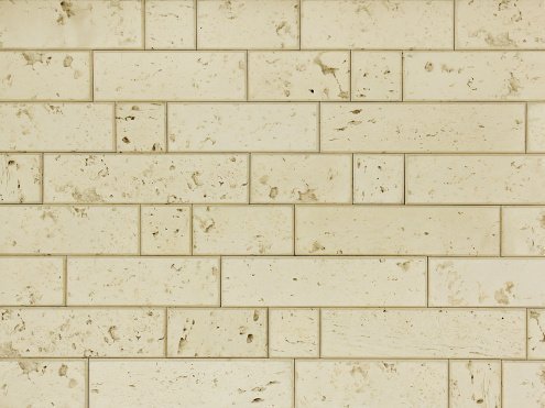Искусственный камень плоский Atlas Stone Травертин 10 171 бежевый рис 1