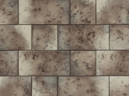 Искусственный камень угловой Atlas Stone Травертин 20 170 коричневый рис 1