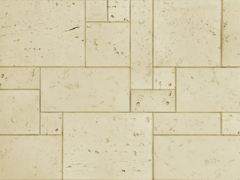 Искусственный камень угловой Atlas Stone Травертин Микс 171 бежевый рис 1