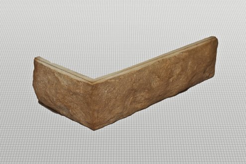 Искусственный камень угловой Atlas Stone Гранит узкий 052/узкий 6,25см коричневый рис 2