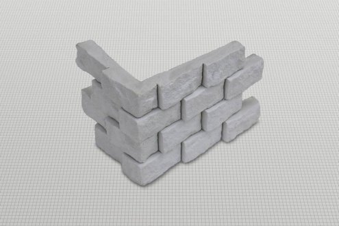 Искусственный камень угловой Atlas Stone Кварцит 10 025с/(горизонт) бежевый рис 3