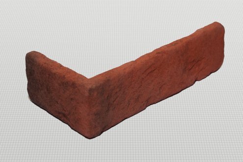 Искусственный камень угловой Atlas Stone Коломенский кирпич 501/502 красный рис 7