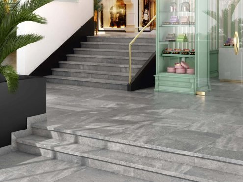 Керамогранит Kerama Marazzi Порфидо серый матовая 402х99х8мм рядовая плитка SG402700N рис 3