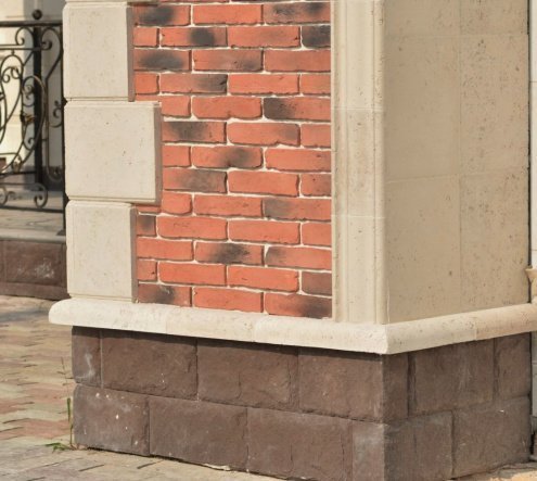 Декоративное изделие из бетона Eco Stone (Эко Стоун) цвет: 11, размер: 245/300х300х30мм, Рустовый камень Р-02 рис 2