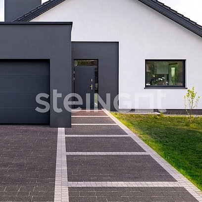 Тротуарная плитка Steingot Премиум Гранито ombra частичный прокрас 205-215/165-175/125-135/85-95х160х60 мм рис 4