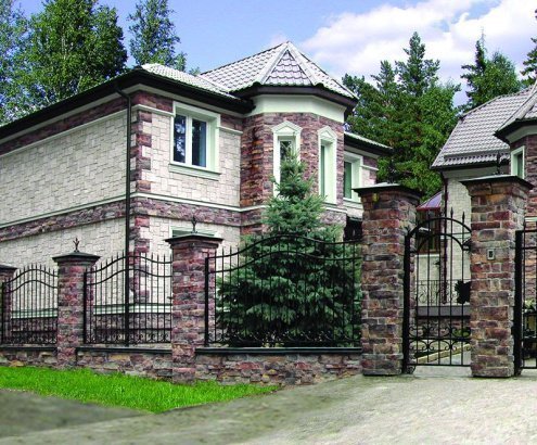 Искусственный камень плоский Kamrock Сказочный город 02630 бежевый рис 3