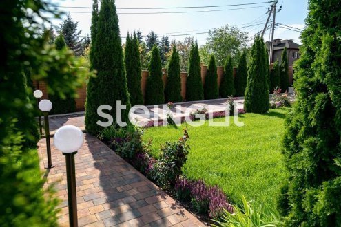 Тротуарная плитка Steingot Премиум Новый город блэнд частичный прокрас 240/200/160х160х60 мм рис 4