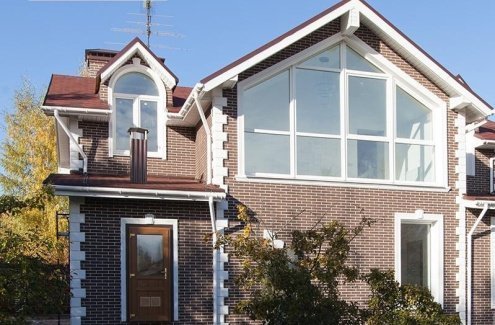 Искусственный камень плоский White Hills Терамо Брик 351-40 коричневый рис 5