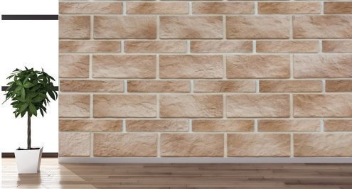 Искусственный камень плоский Atlas Stone Известняк микс 134 коричневый рис 3
