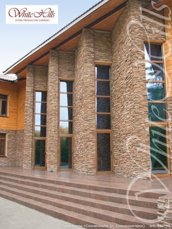 Искусственный камень плоский White Hills Уорд Хилл 132-90 коричневый рис 8