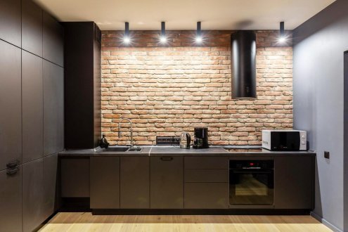 Искусственный камень плоский Eco Stone Квебек 01-02 бежевый рис 2