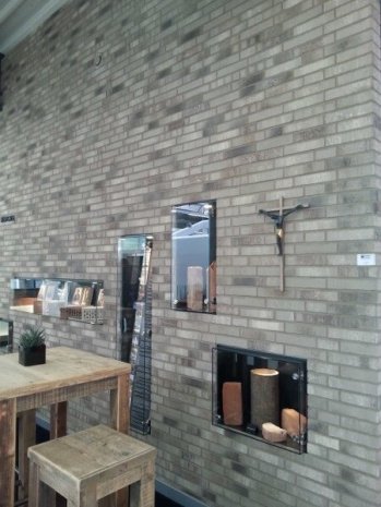 Клинкерная плитка Feldhaus Klinker Vascu R773LDF14 argo antrablanca 290х52х14 мм плоский элемент рис 4