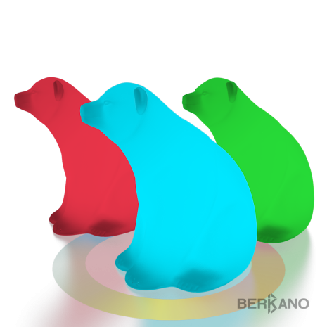Медведь Berkano Bjorn, размер: 70х105х110см, подсветка LED RGB, E27, IP68, арт.210_081_03_105 рис 1