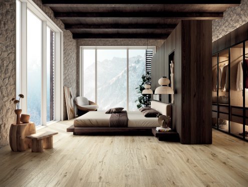 Керамогранит Blustyle Wood Plank Chamonix natural 1200х200х9 мм рядовая плитка рис 3