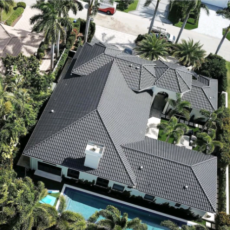 Керамическая черепица рядовая La Escandella Large Mixed Slate Engobe 470х286 мм рис 2