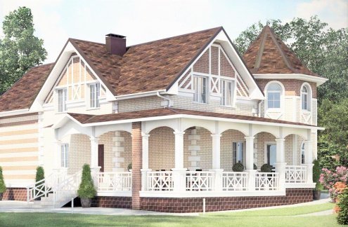 Искусственный камень плоский Eco Stone Шале 07-06 коричневый рис 2