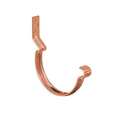 Крюк карнизный короткий усиленный М Aquasystem Classic 125/90 мм 60 мм медь рис 1