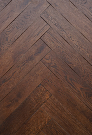 Двухслойная инженерная паркетная доска Термо Вуд Brown B9 дуб сорт Натур 15х120х600 мм рис 1