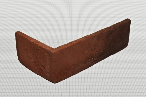 Искусственный камень угловой Atlas Stone Старый кирпич 508-1 красный рис 2