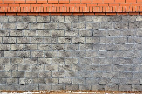 Искусственный камень плоский Eco Stone Шале 06-08 серый рис 5