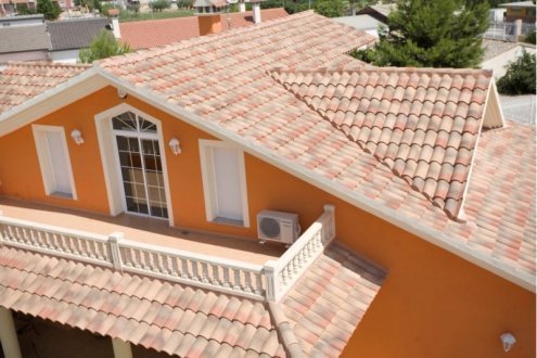 Керамическая черепица рядовая La Escandella Large Mixed Hispania Engobe 470х286 мм рис 2