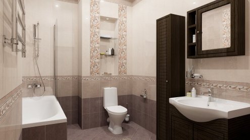 Керамическая плитка Kerama Marazzi Вилла Флоридиана бежевый глянцевая 300х57х6,9мм бордюр AD/A259/8245 рис 2
