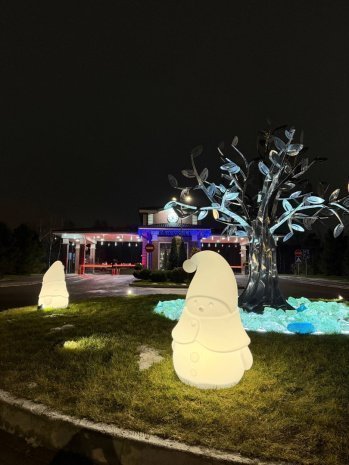 Снеговик Berkano Mr.Snowman L, размер: 70x60x105см, подсветка LED Е27, IP68, арт.210_026_03_106 рис 3